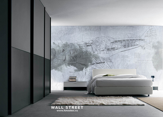 Фотообои в интерьере артикул Induction 37, ИНДУКЦИЯ / INDUCTION, Wall street