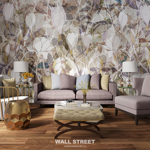 Фотообои в интерьере артикул 22248, ФЛО / FLO, Wall street