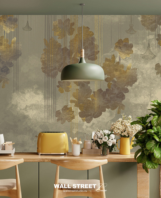 Фотообои в интерьере артикул Luxe 2, LUXE, Wall street