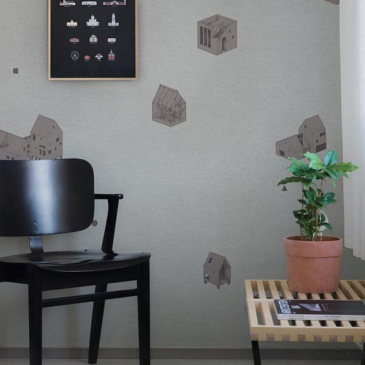 Фотообои в интерьере артикул BLOCKS 7, TEENS, Factura