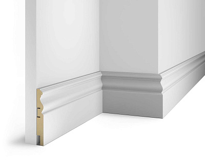 Плинтус AP14, 115X16X2400 с пазом, Напольные плинтусы, Cosca Плинтус AP14, 115X16X2400 с пазом, Напольные плинтусы, Cosca