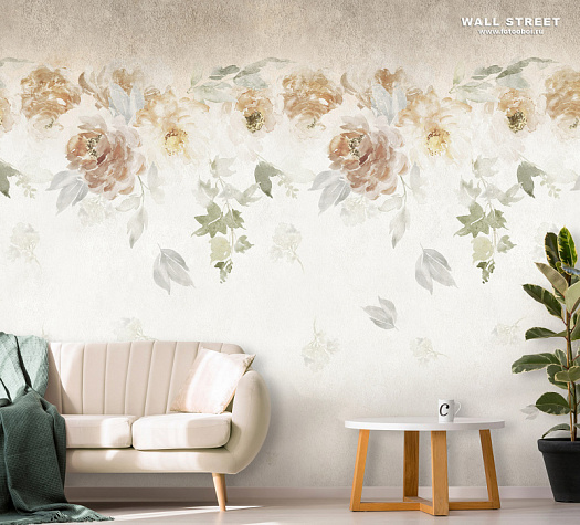 Фотообои в интерьере артикул La Fioritura 33, LA FIORITURA, Wall street